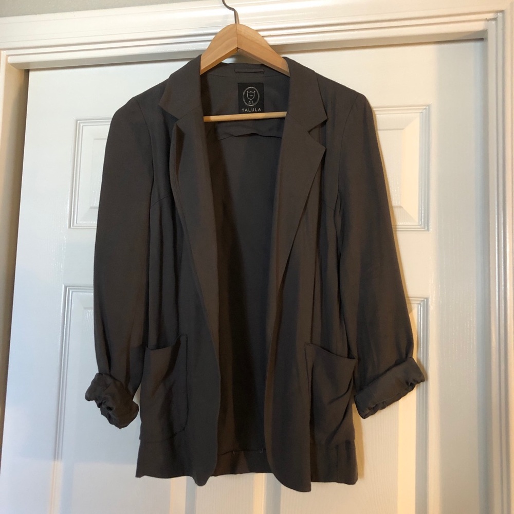 Aritzia Talula Dark Grey Blazer 00